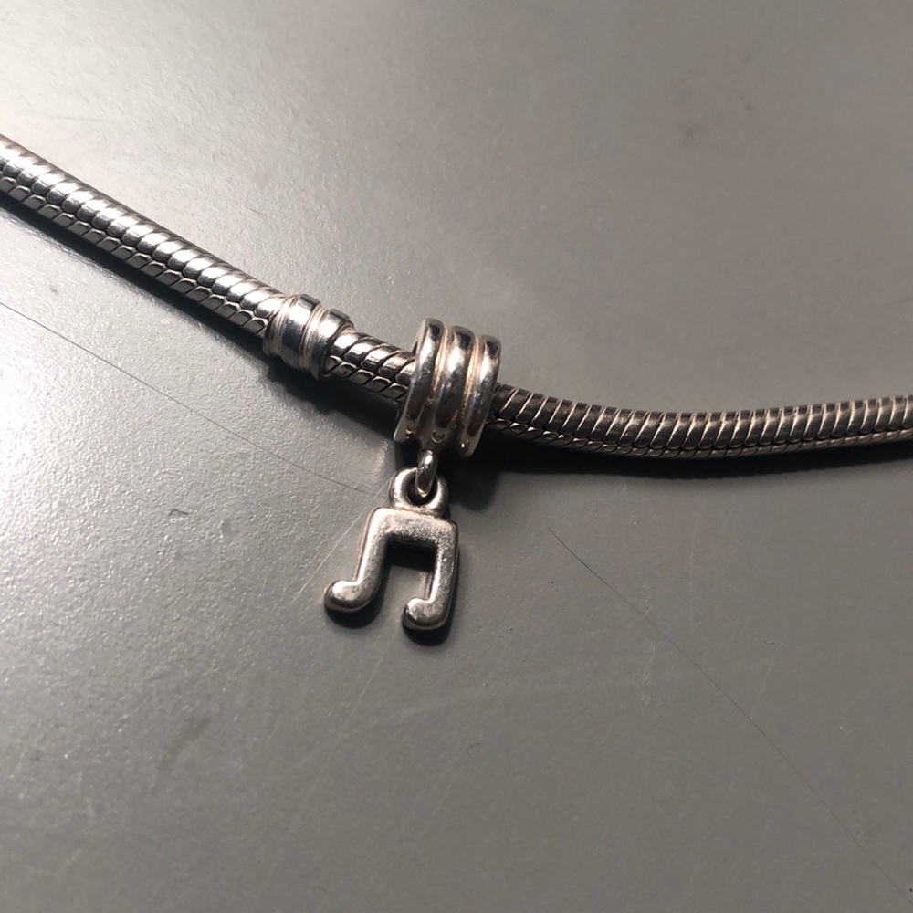 RETIRED Pandora music note charm